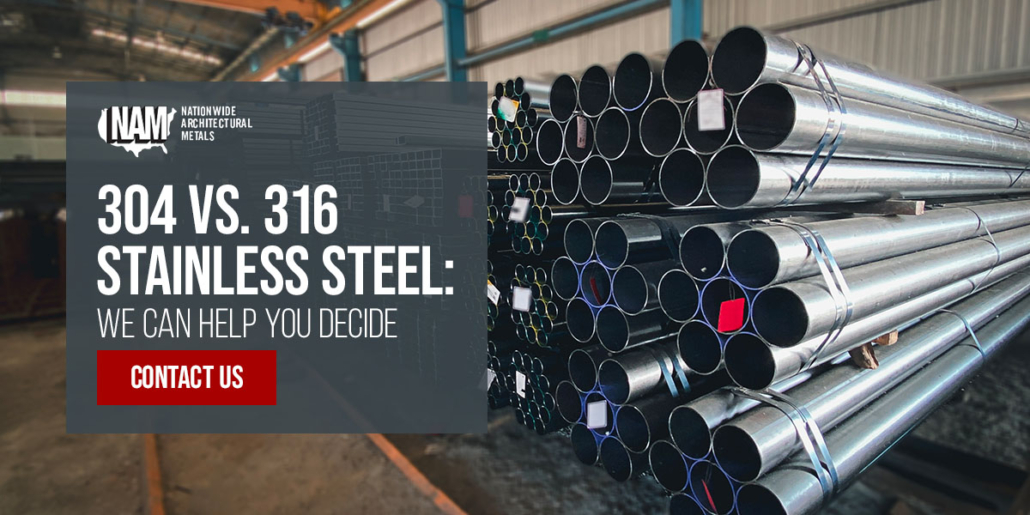 304 vs 316 Stainless Steel: We Can Help You Decide